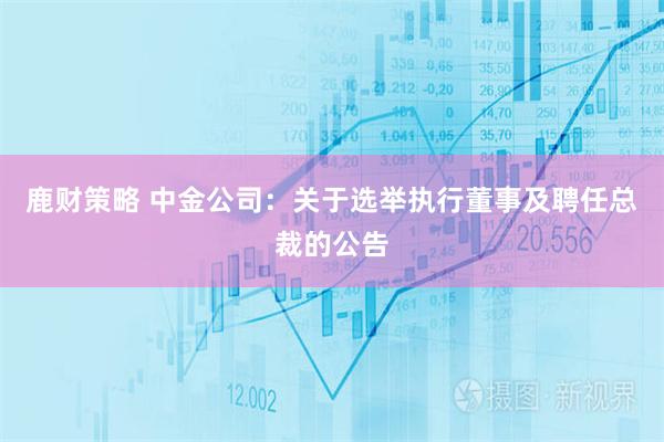 鹿财策略 中金公司：关于选举执行董事及聘任总裁的公告